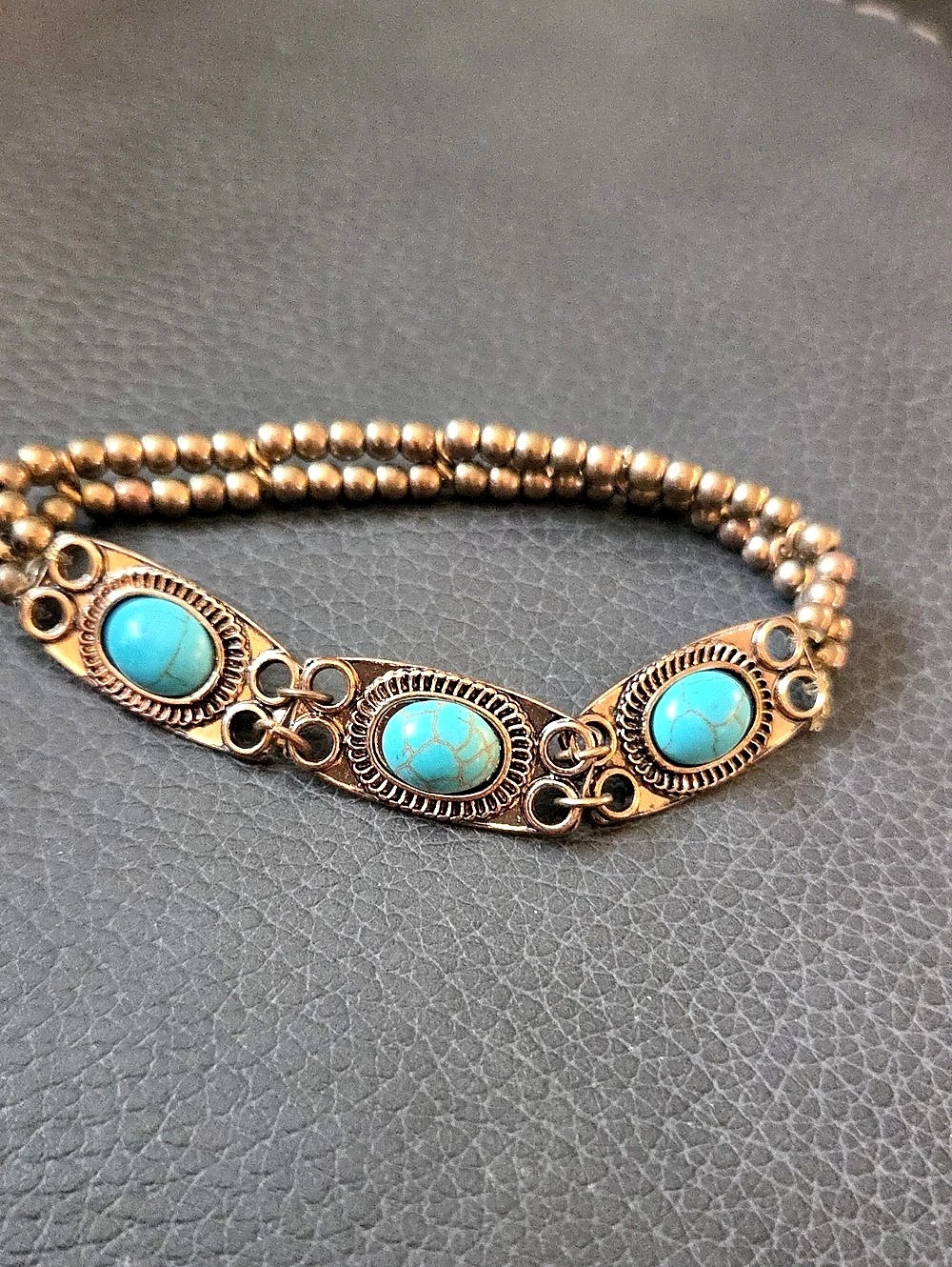 Turquoise Beaded Bracelet
